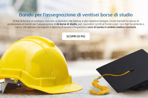 Borse di Studio dal Fondo Sanedil