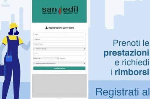 Iscrizione al portale S.I. Sanedil