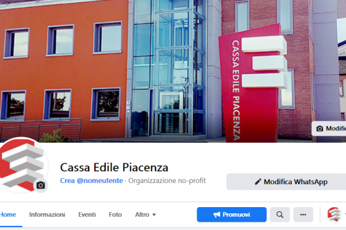 Cassa Edile Piacenza è su Facebook!